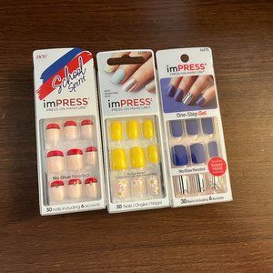 NWT: ImPress One-Stop Press-on Nails Bundle